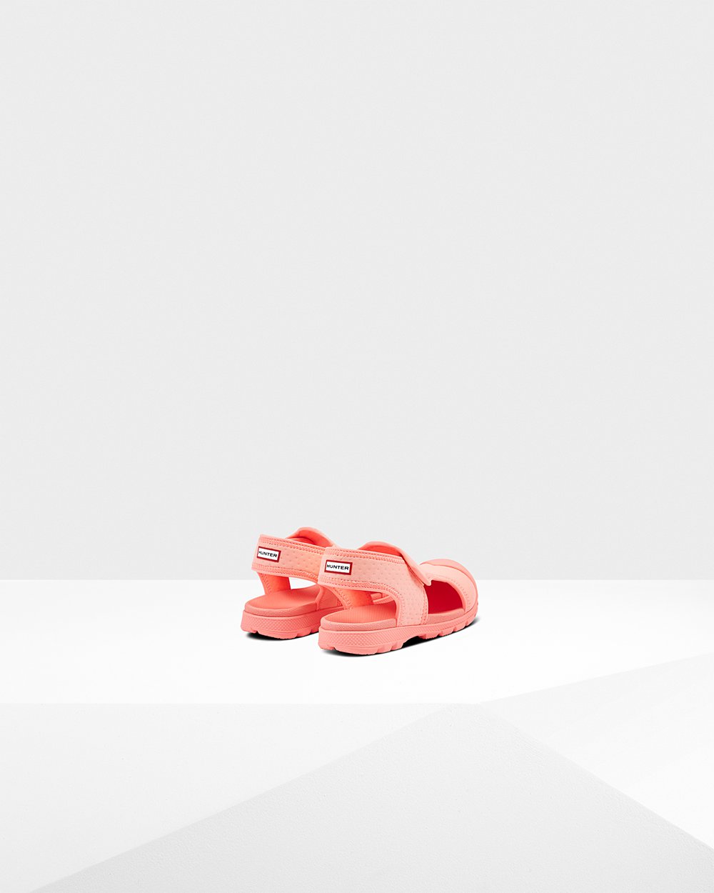 Sandały Dziecięce - Hunter Original Małe Outdoor Walking - Różowe - NHYT-39487